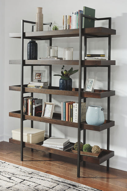 Starmore - Brown - Bookcase - Hornell Furniture Outlet