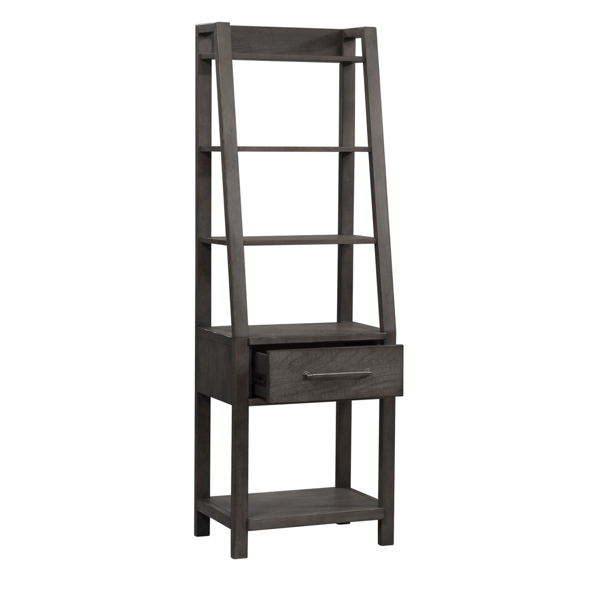 Modern Farmhouse - Leaning Bookcase - Hornell Furniture Outlet