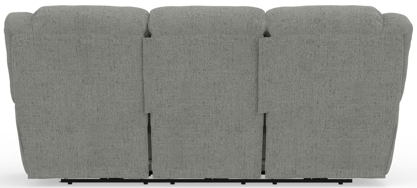 Trifecta - Sofa With 3 Recliners and Drop Down Table - Hornell Furniture Outlet