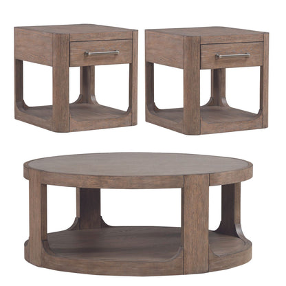 South Bend - Optional 3 Piece Set - Brown - Hornell Furniture Outlet