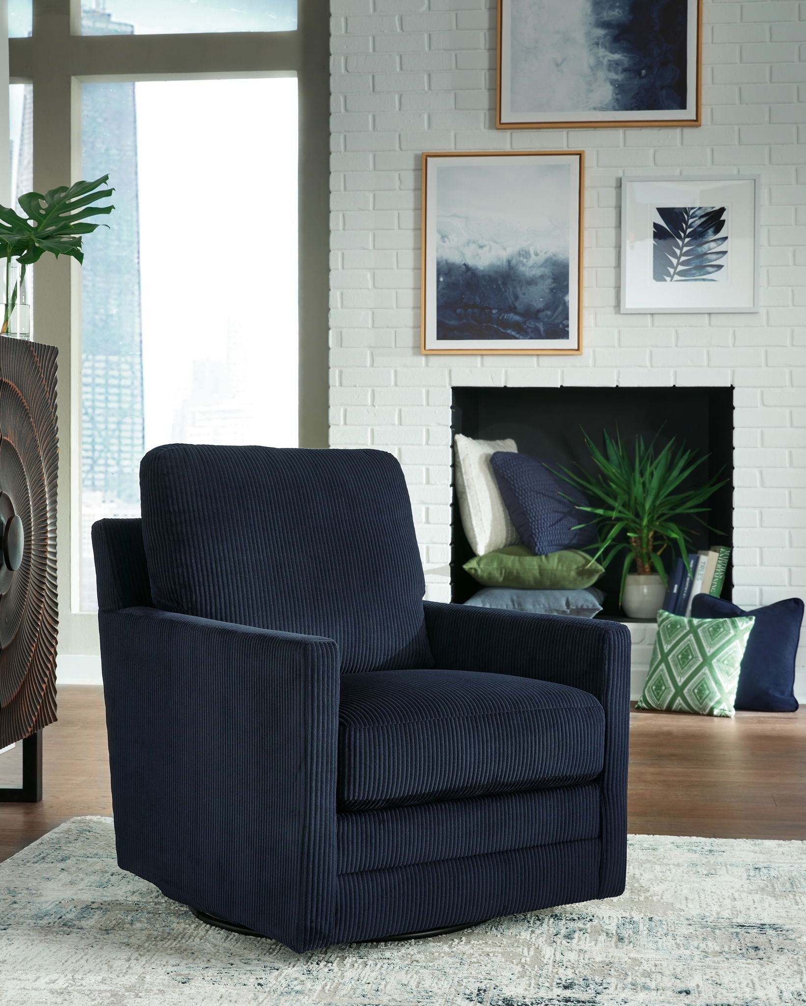 Icaman - Swivel Chair - Hornell Furniture Outlet