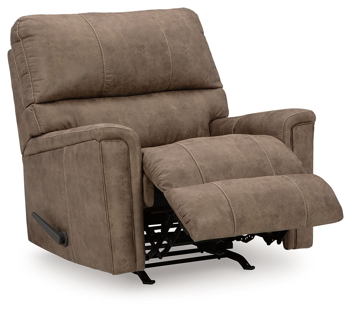 Navi - 3 Pc. - Sofa, Loveseat, Rocker Recliner - Fossil - Hornell Furniture Outlet