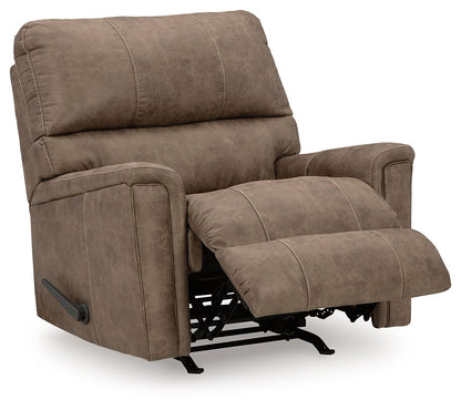 Navi - 3 Pc. - Sofa, Loveseat, Rocker Recliner - Fossil - Hornell Furniture Outlet
