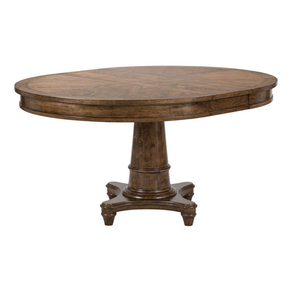 Harrison Heights - Pedestal Table Set - Sienna - Hornell Furniture Outlet