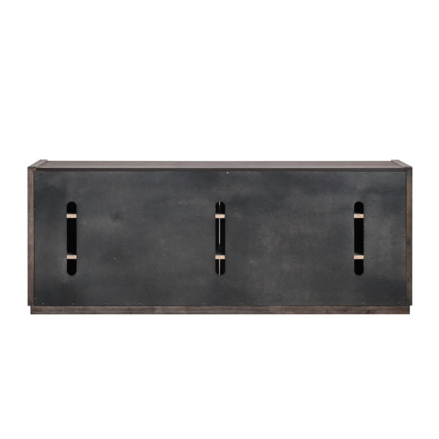 Modern Edge - 77" TV Console - Brown - Hornell Furniture Outlet