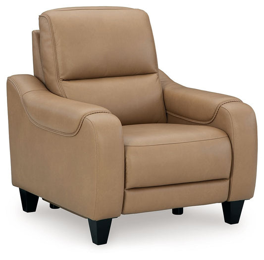 Mosswell - Power Recliner With Adj Headrest - Toffee - Hornell Furniture Outlet