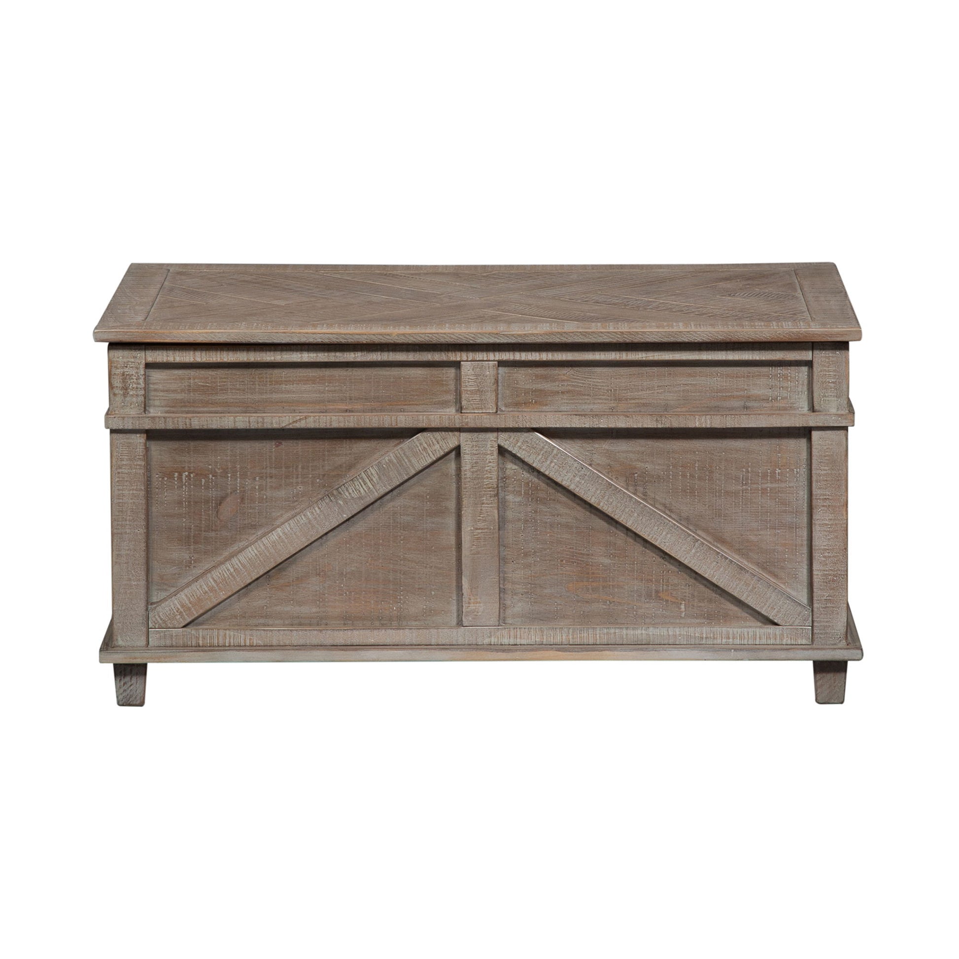 Parkland Falls - Storage Trunk - Light Brown - Hornell Furniture Outlet