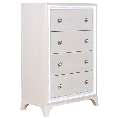 Cassie - Chest - Off - White - Hornell Furniture Outlet