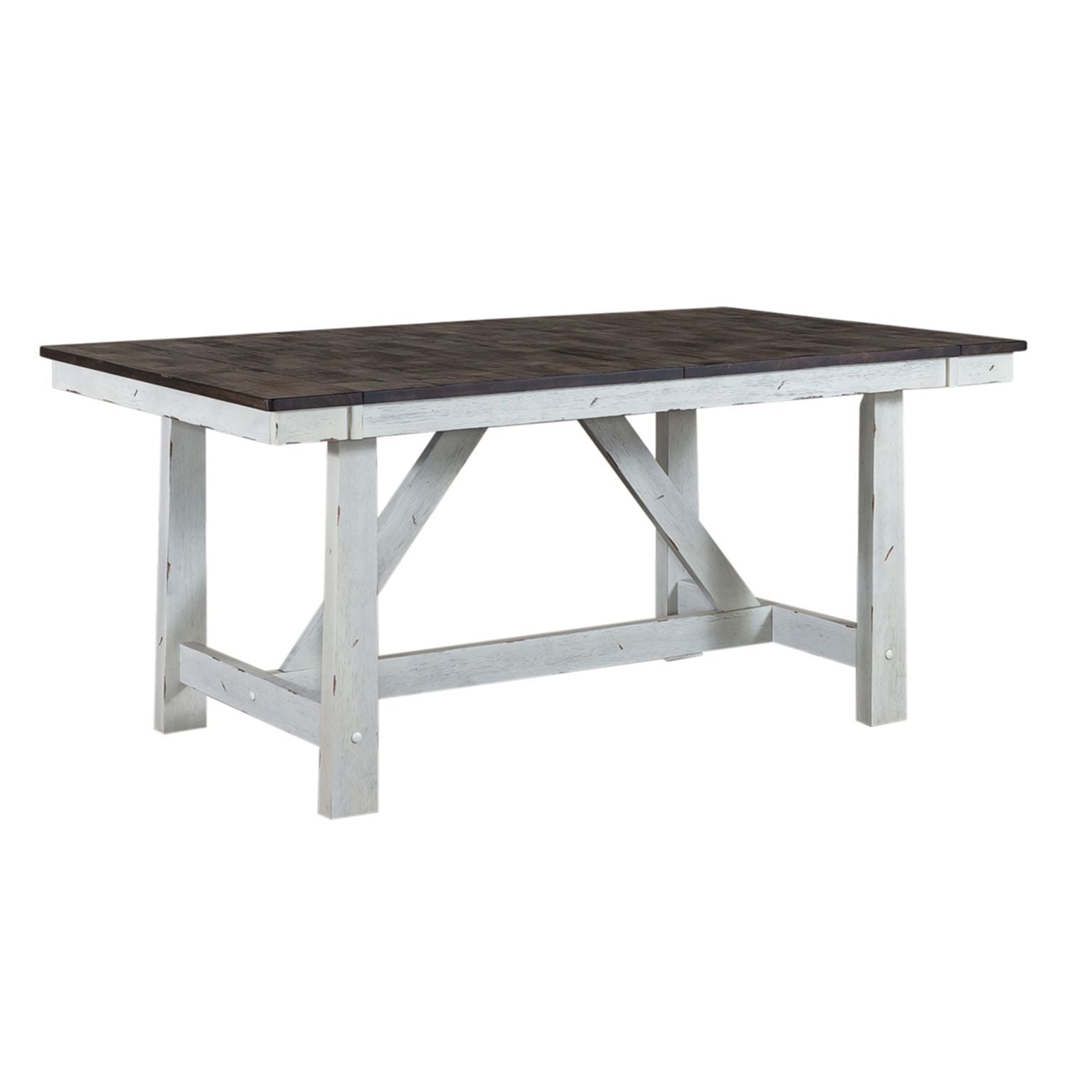 Farmhouse - Trestle Table Set - Hornell Furniture Outlet