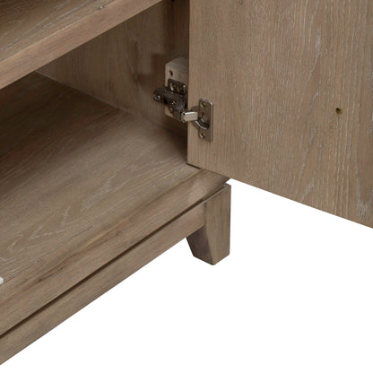 Brentwood - 78" TV Console - Sandstone - Hornell Furniture Outlet