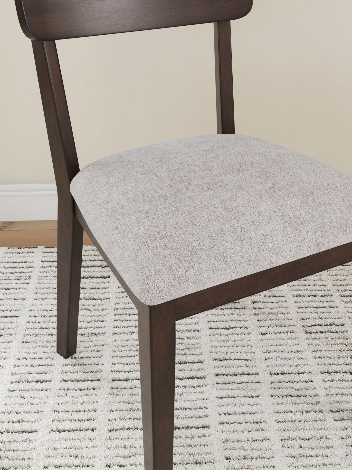 Mallenette - Dining Upholstered Side Chair (Set of 2) - Merlot - Hornell Furniture Outlet