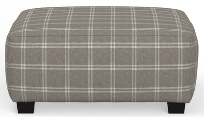 Magnolia - Cocktail Ottoman - Mink - Hornell Furniture Outlet
