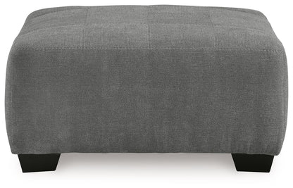 Birkdale Court - Gray - Oversized Accent Ottoman - Hornell Furniture Outlet