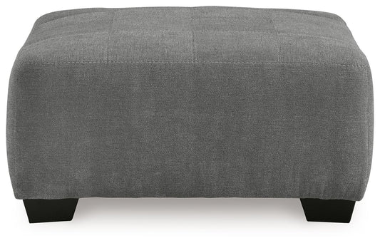 Birkdale Court - Gray - Oversized Accent Ottoman - Hornell Furniture Outlet