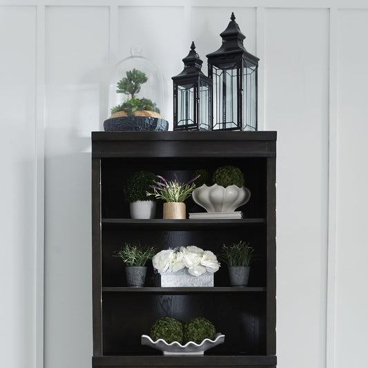 Harvest Home - Bunching Lateral File Hutch - Black - Hornell Furniture Outlet