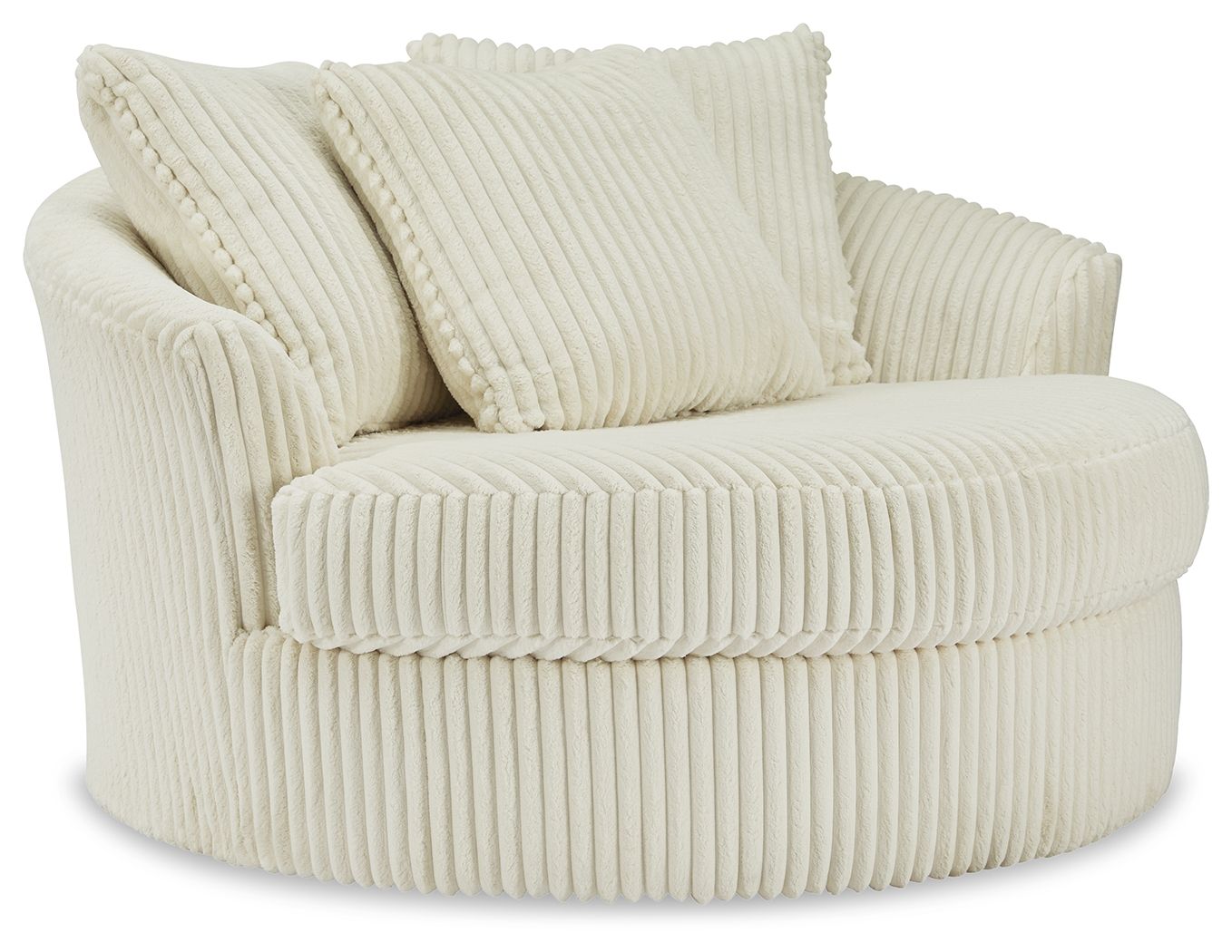 Lindyn - Oversized Swivel Accent Chair - Hornell Furniture Outlet