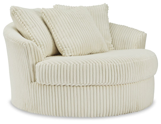 Lindyn - Oversized Swivel Accent Chair - Hornell Furniture Outlet