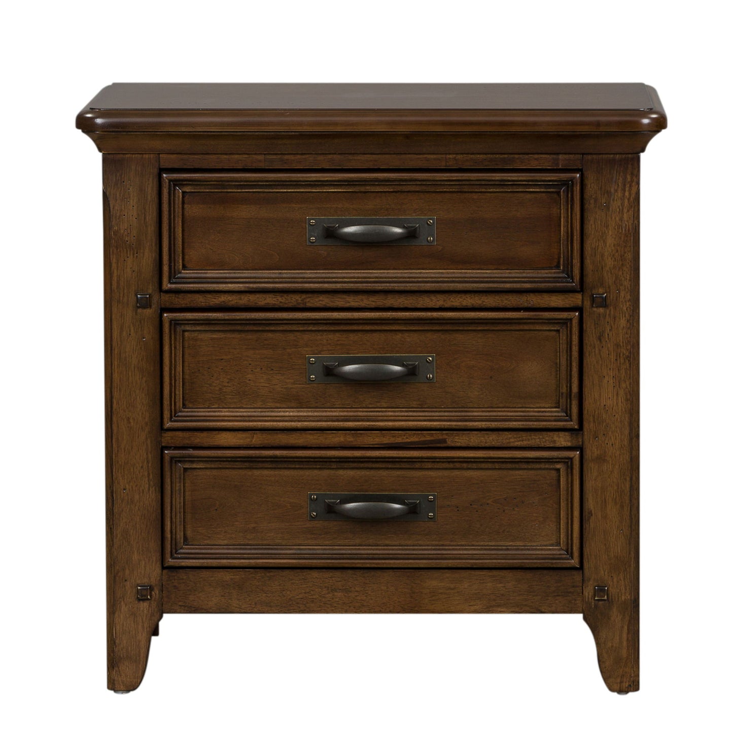Saddlebrook - Nightstand - Dark Brown - Hornell Furniture Outlet