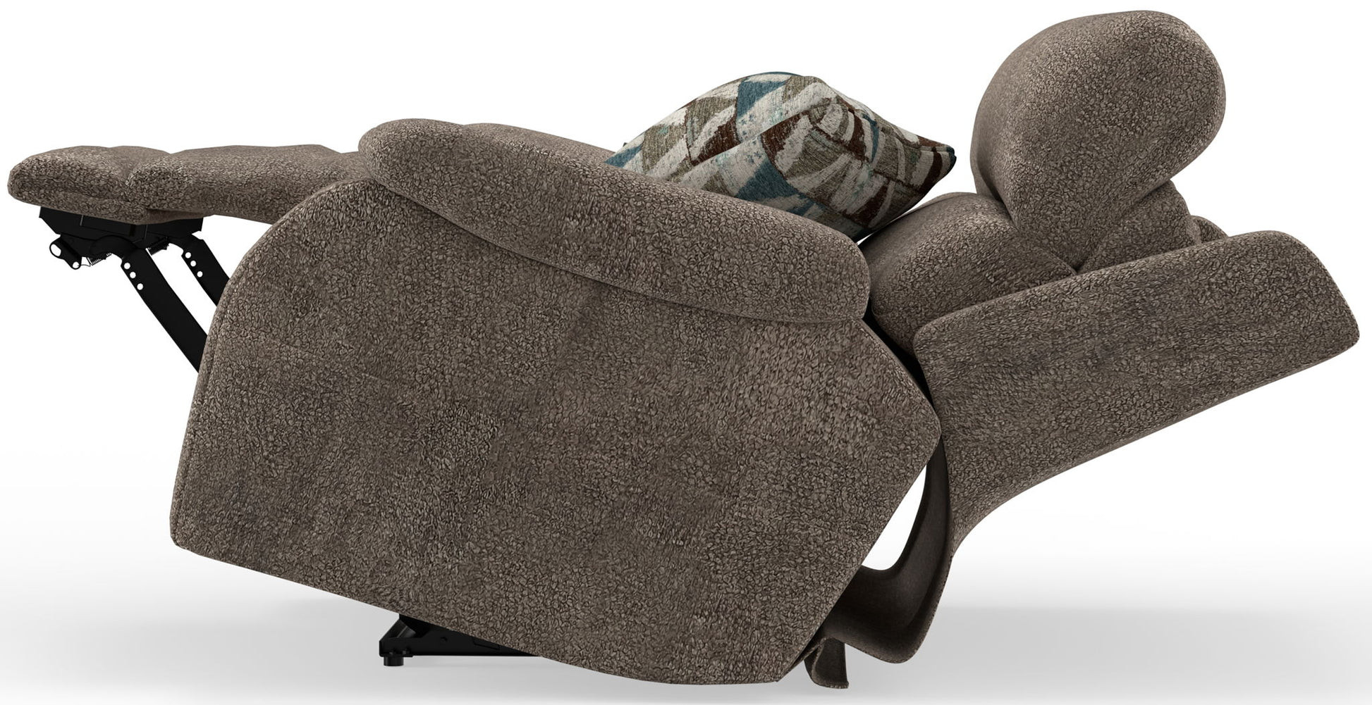 Joya - Power Lay Zero Gravity Recliner With Power Adjustable Headrest And CR3 Heat/Massage/Lumbar/ZG - Mushroom - Hornell Furniture Outlet