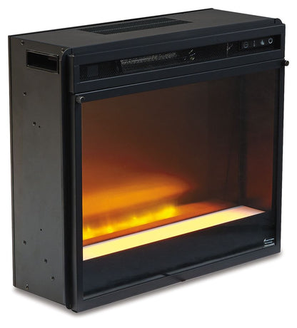 Entertainment Accessories - Fireplace Insert Glass/Stone - Black - Hornell Furniture Outlet