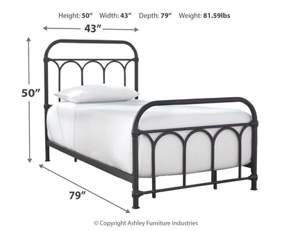 Nashburg - Arch Bed - Hornell Furniture Outlet
