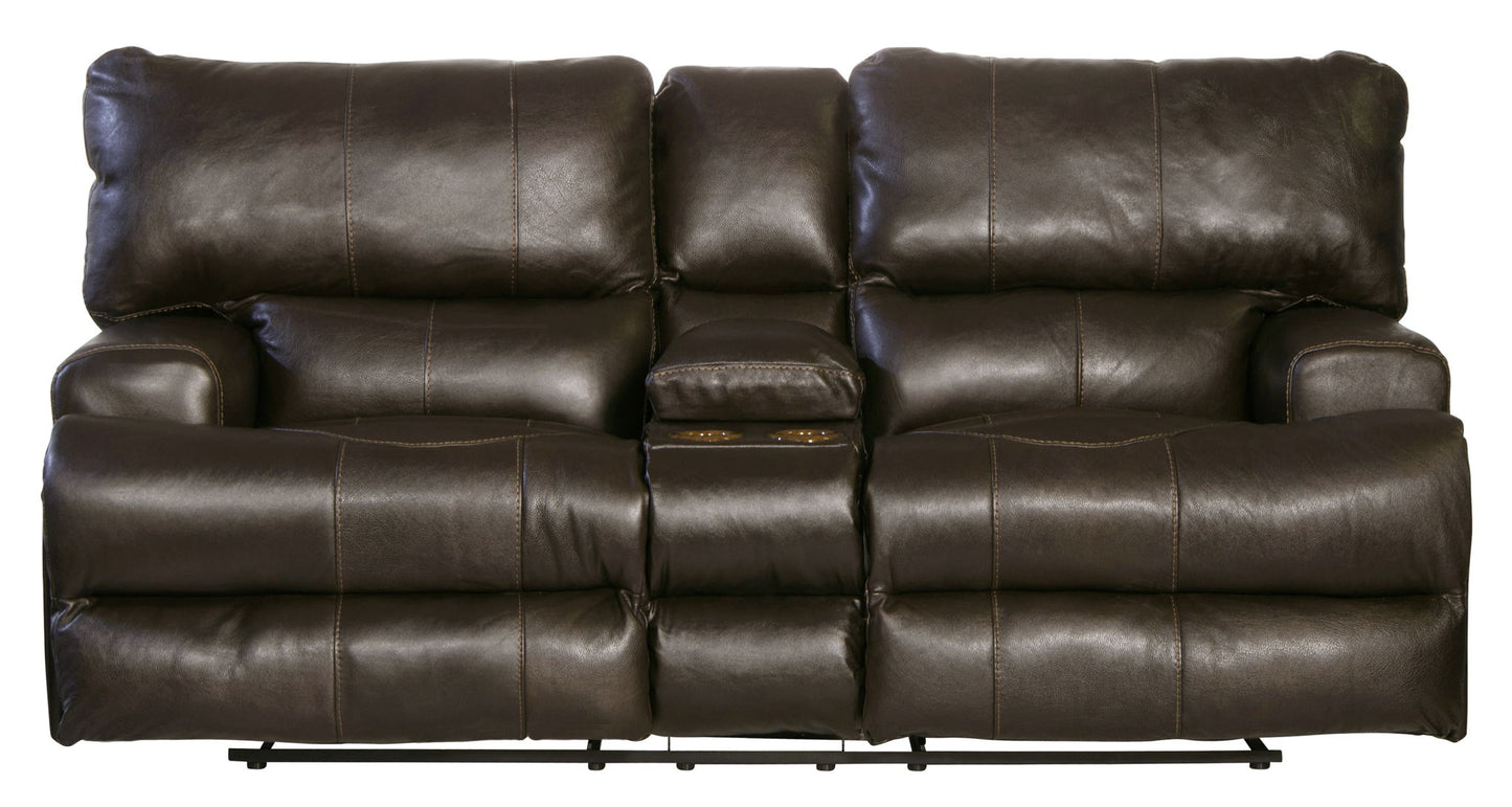 Wembley - Lay Flat Reclining Console Loveseat - Hornell Furniture Outlet