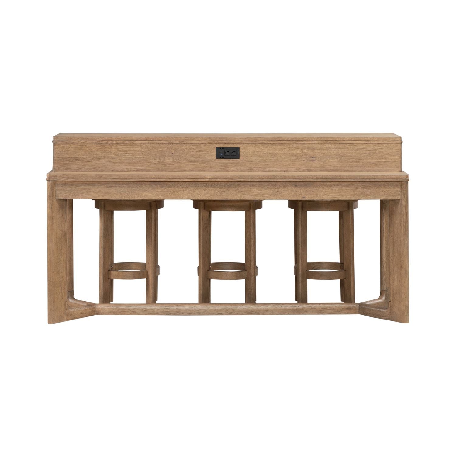 Ballentine - 4 Piece Bar Set - Brown - Hornell Furniture Outlet