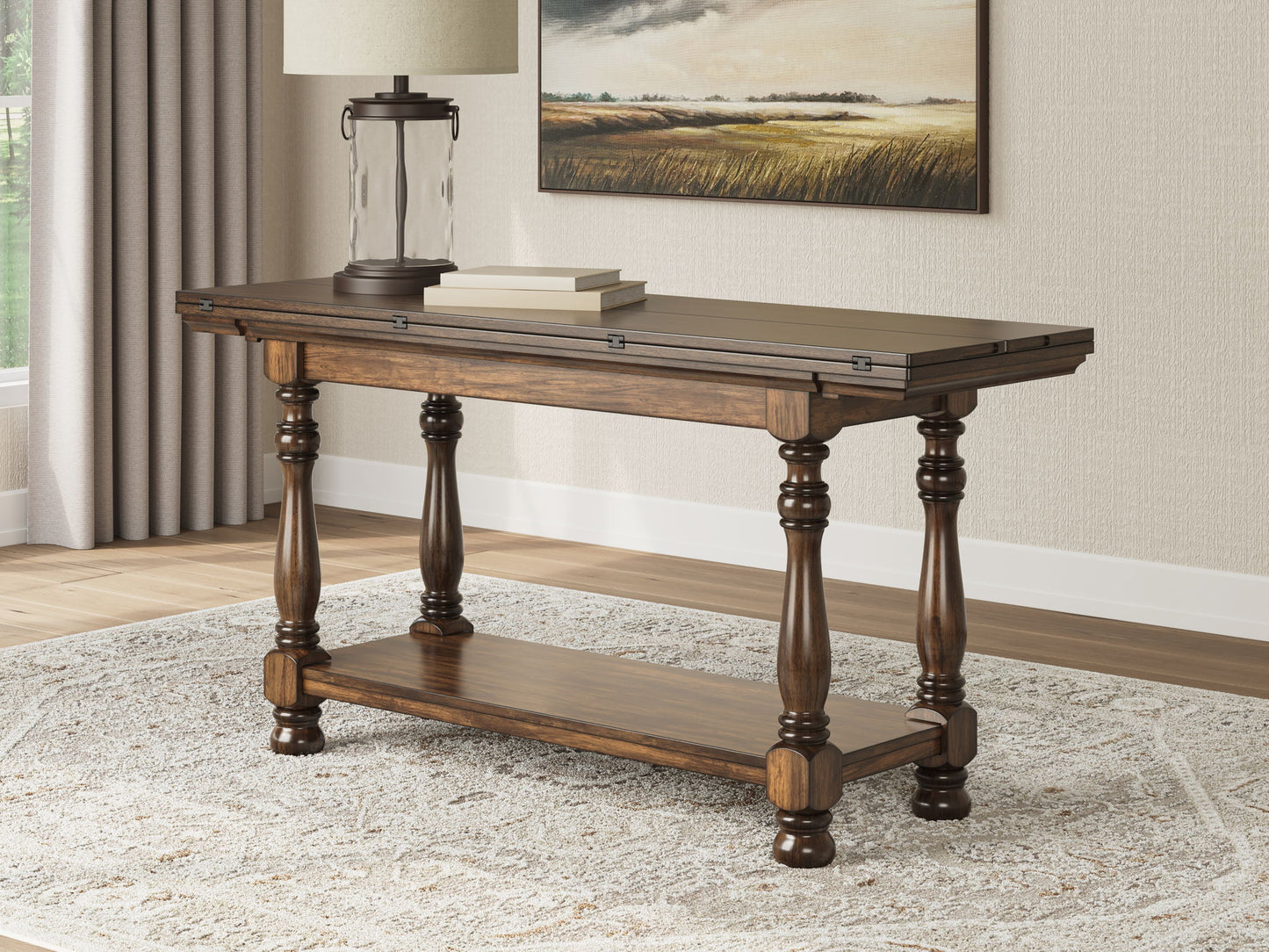 Sturlayne - Rectangular End Table - Brown - Hornell Furniture Outlet