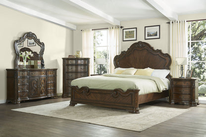 Royale - Nightstand With USB And Power Outlet - Dark Brown - Hornell Furniture Outlet