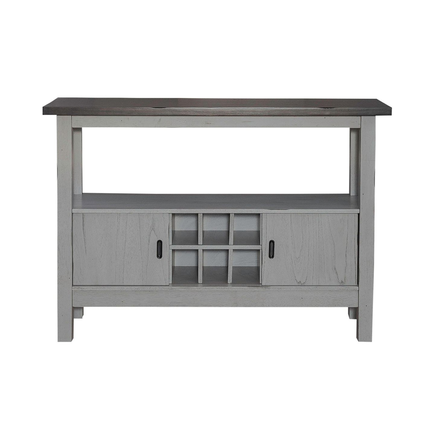 Newport - Server - Gray - Hornell Furniture Outlet