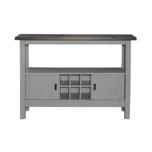 Newport - Server - Gray - Hornell Furniture Outlet