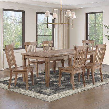 Riverdale - Dining Set With Taped Legs Table - Hornell Furniture Outlet