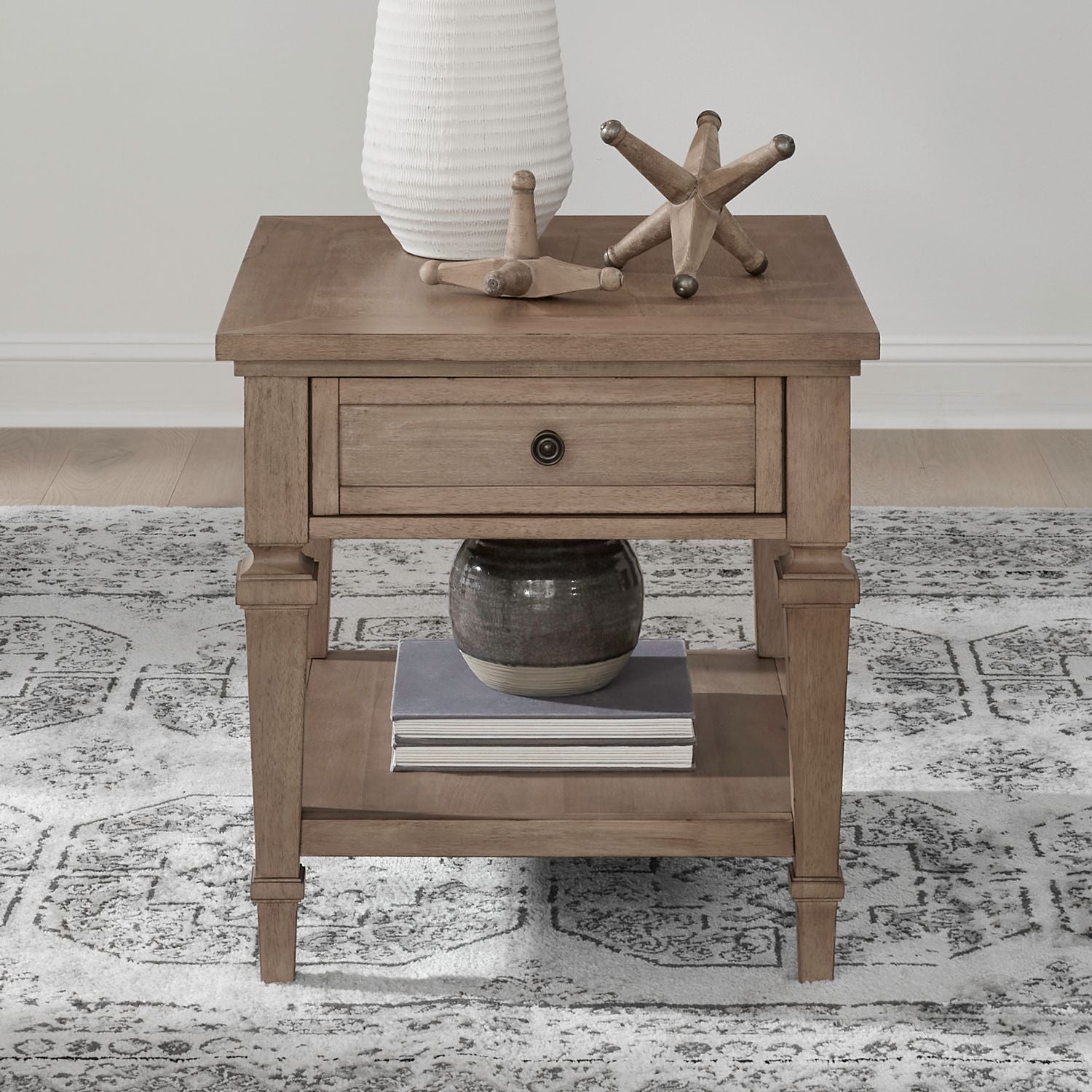 Haven Hills - End Table - Camel Beige - Hornell Furniture Outlet