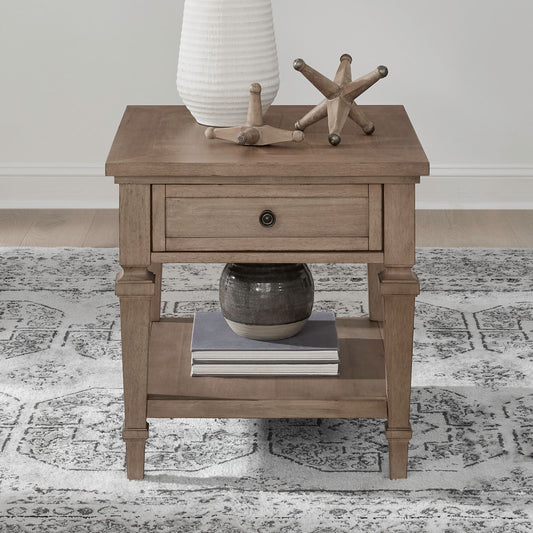 Haven Hills - End Table - Camel Beige - Hornell Furniture Outlet