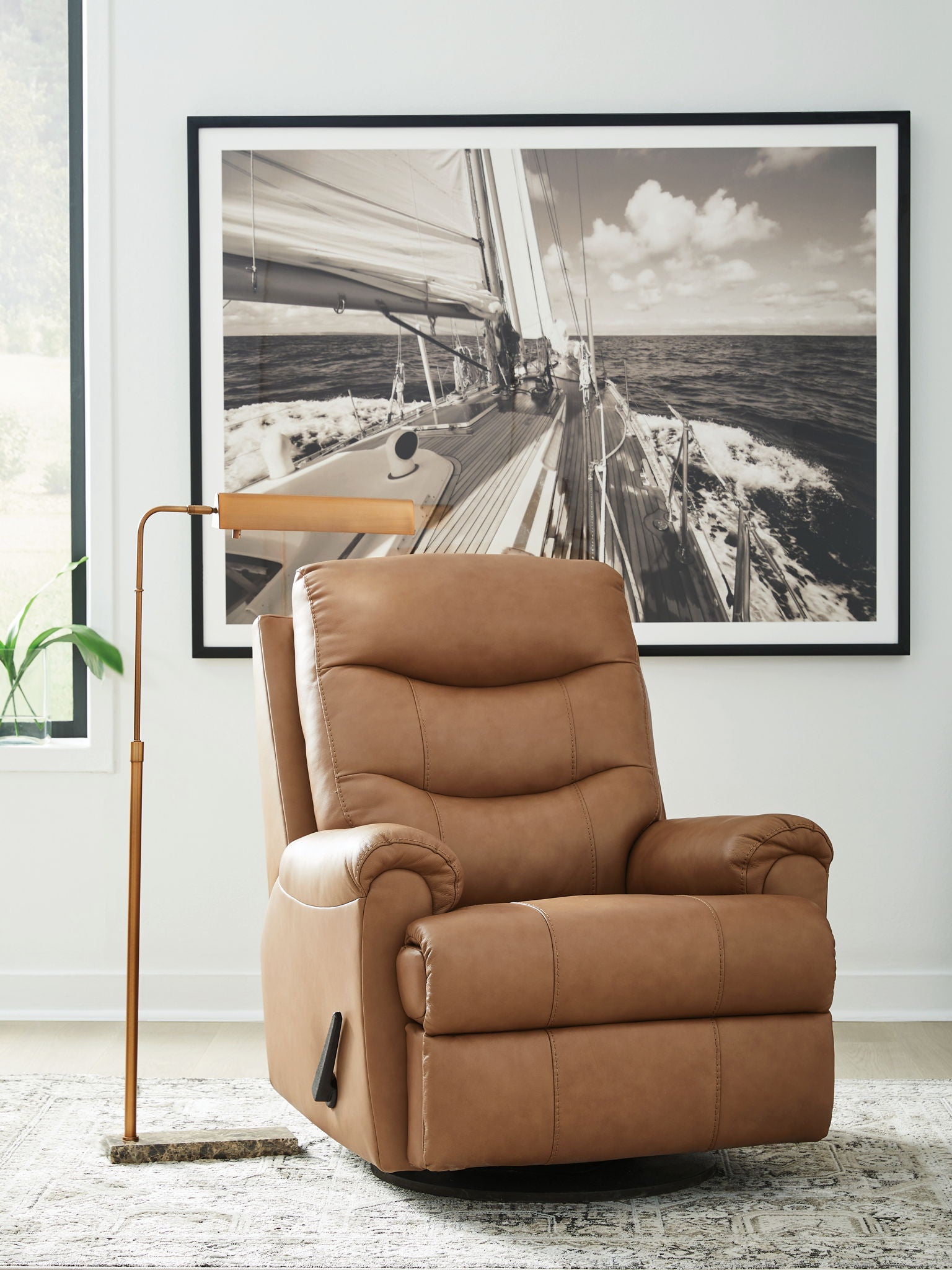 Flynwood - Swivel Glider Recliner - Hornell Furniture Outlet