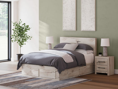 Lawroy - Panel Bed With Storage - Hornell Furniture Outlet