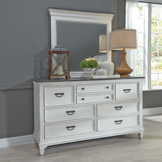 Allyson Park - Dresser & Mirror - Hornell Furniture Outlet