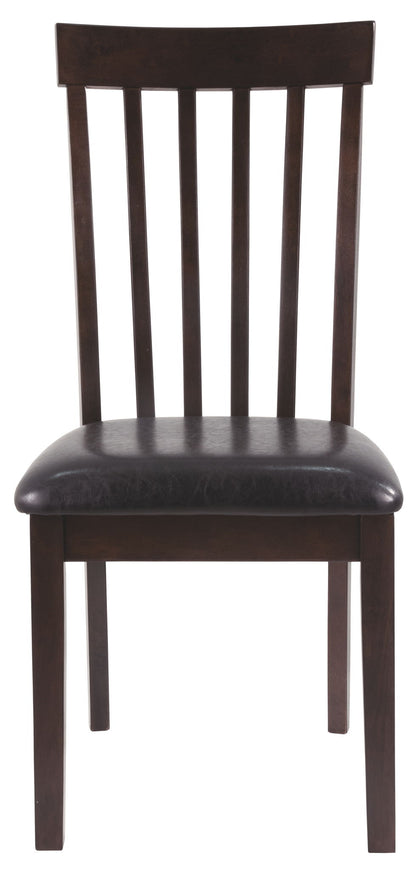 Hammis - Dark Brown - Dining UPH Side Chair (Set of 2) - Hornell Furniture Outlet