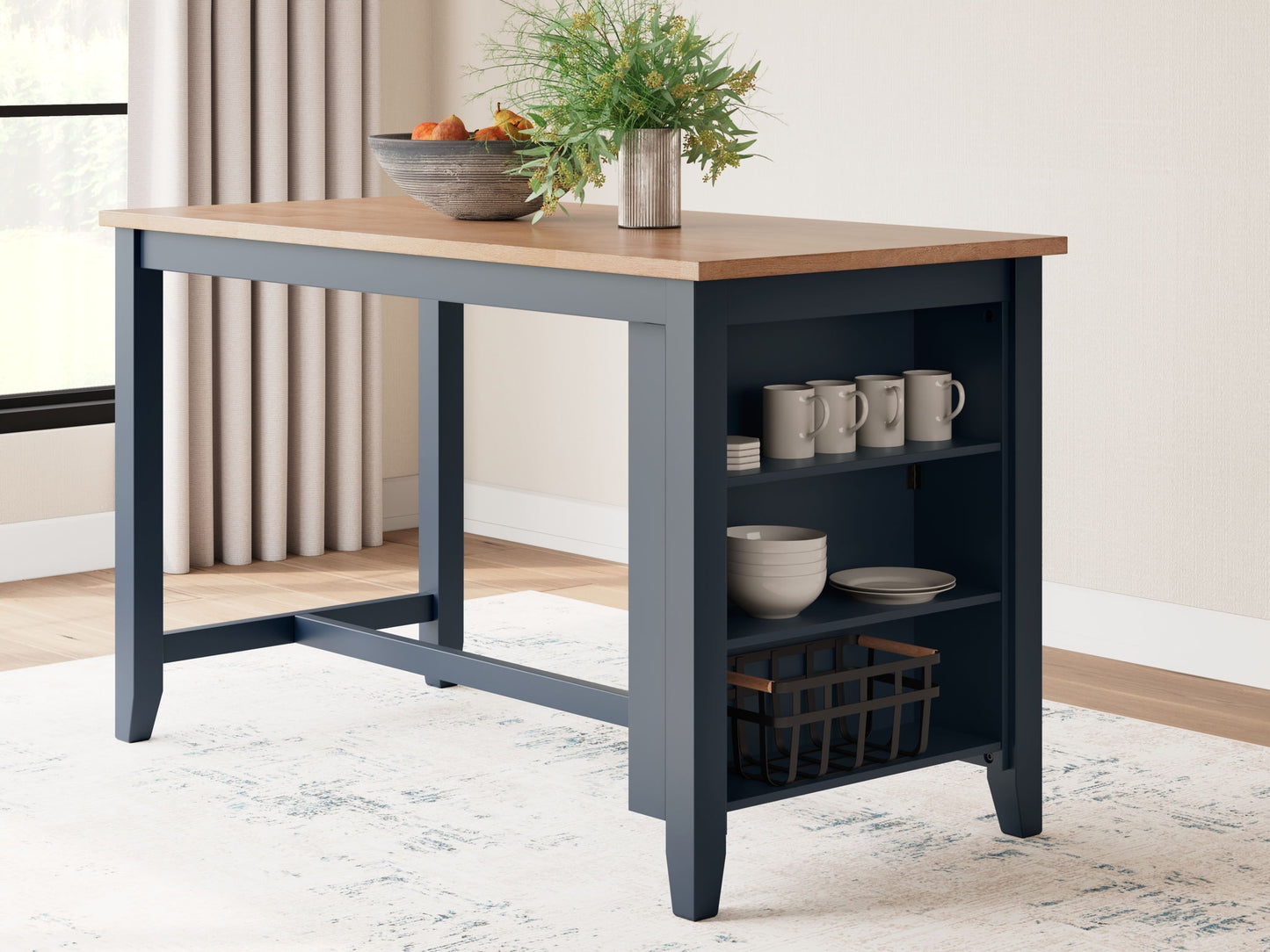 Gesthaven - Rectangular Dining Room Counter Table - Hornell Furniture Outlet