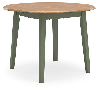 Gesthaven - Round Dining Room Drop Leaf Table - Hornell Furniture Outlet