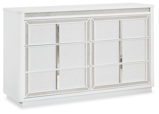 Chalanna - White - Dresser - Hornell Furniture Outlet