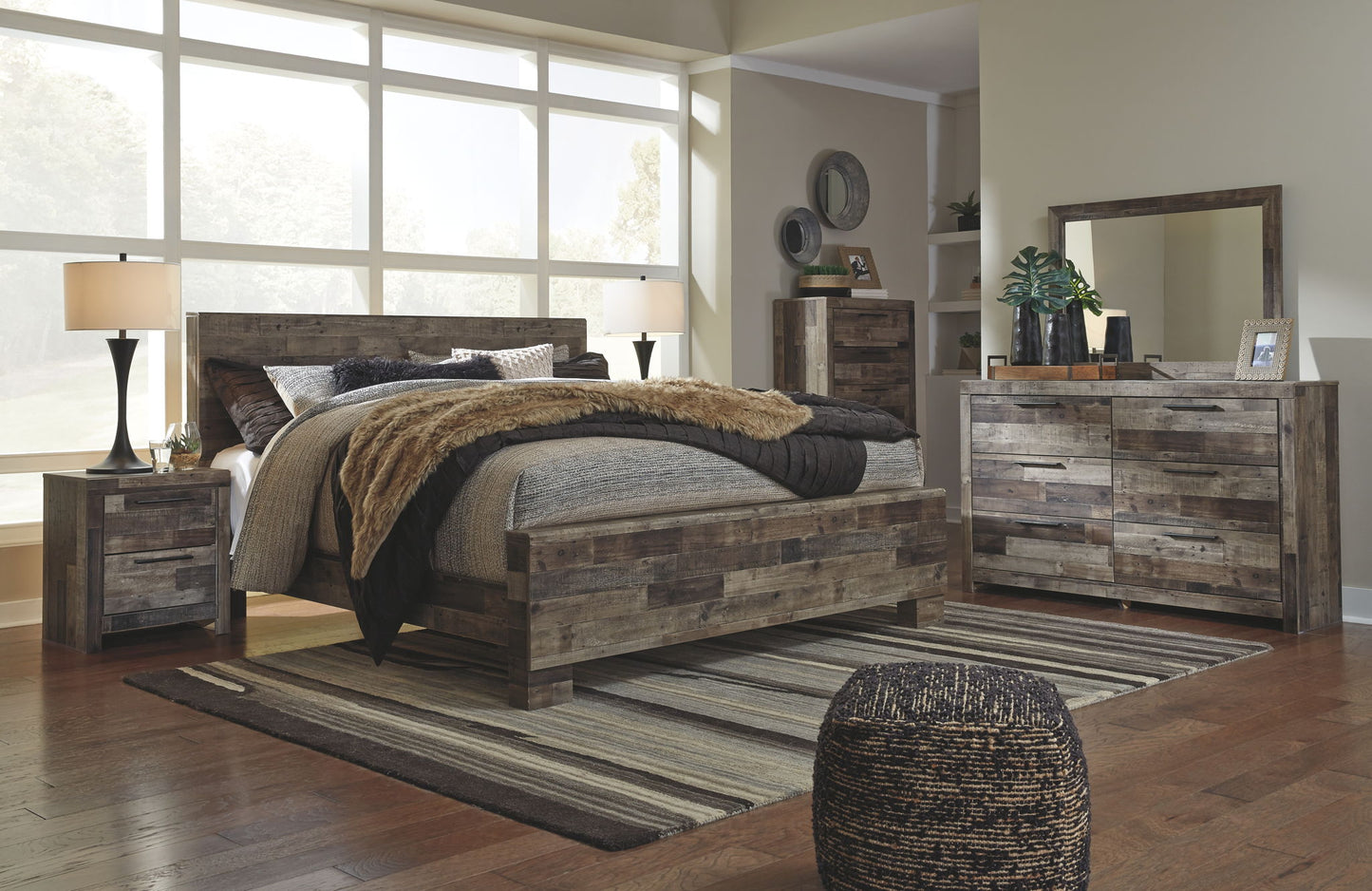 Derekson - Panel Bedroom Set - Hornell Furniture Outlet