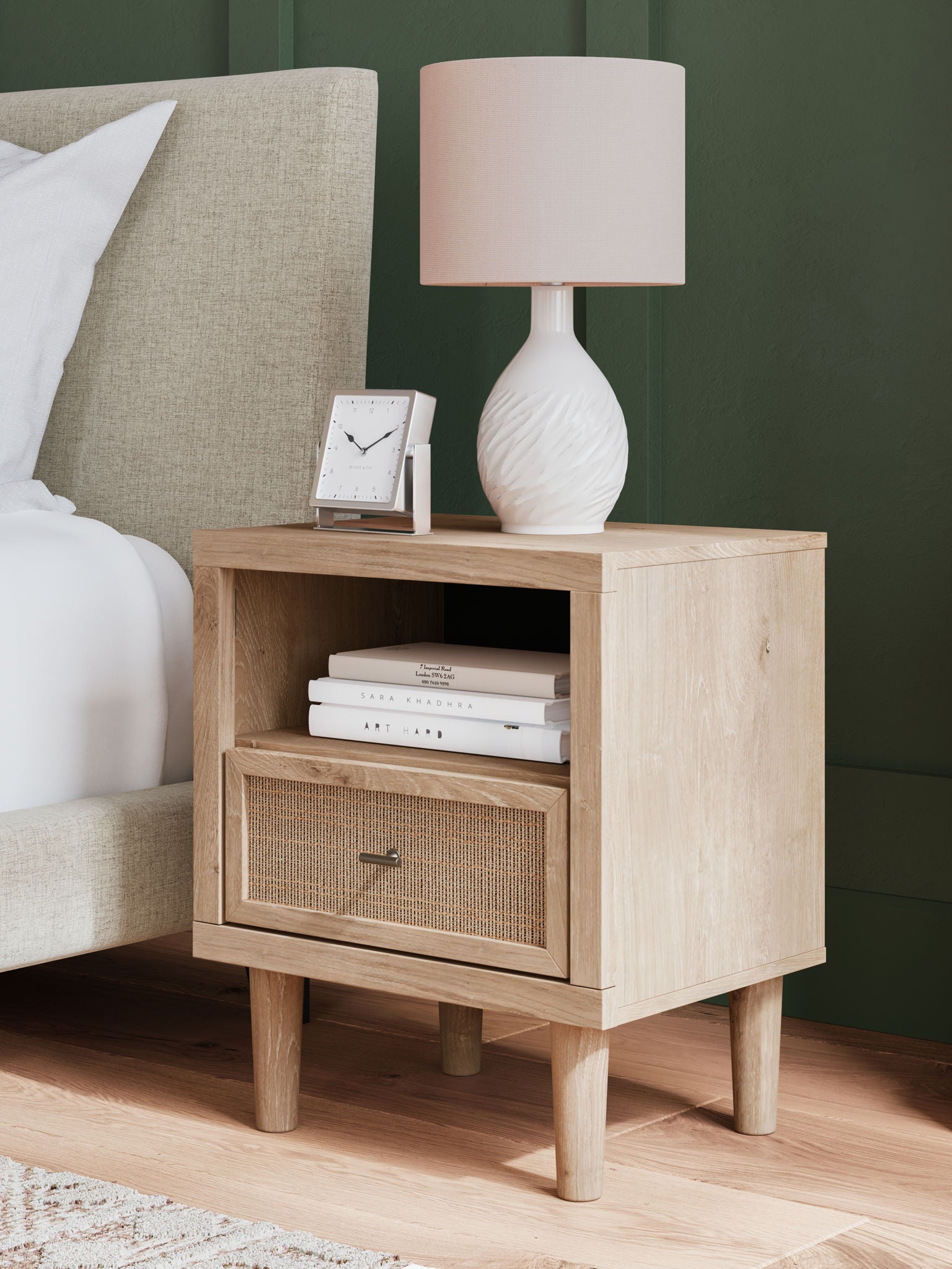 Cielden - Two - Tone - One Drawer Night Stand - Hornell Furniture Outlet