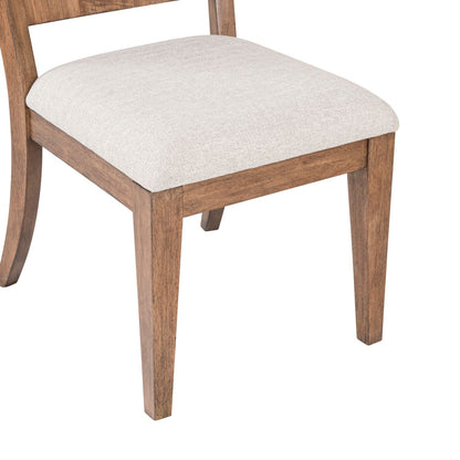 Shaker Lakes - Panel Back Side Chair (RTA) - Harvest Brown - Hornell Furniture Outlet