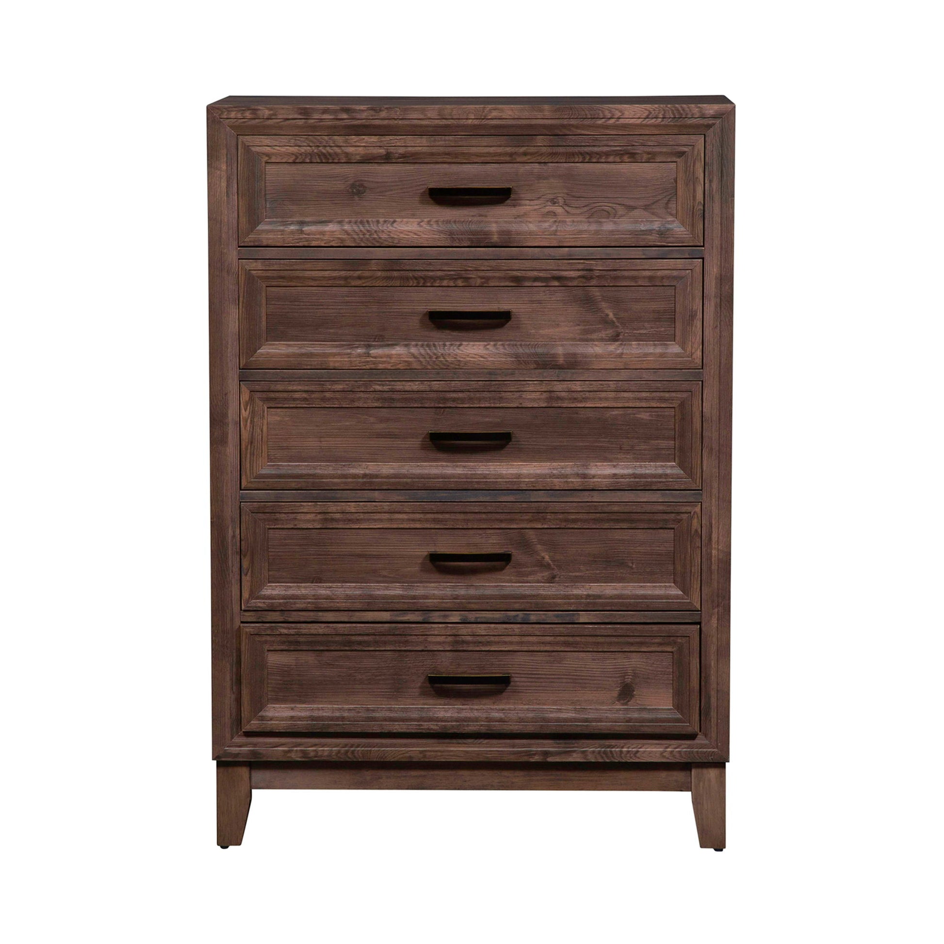 Ridgecrest - 5 Drawer Chest - Light Brown - Hornell Furniture Outlet