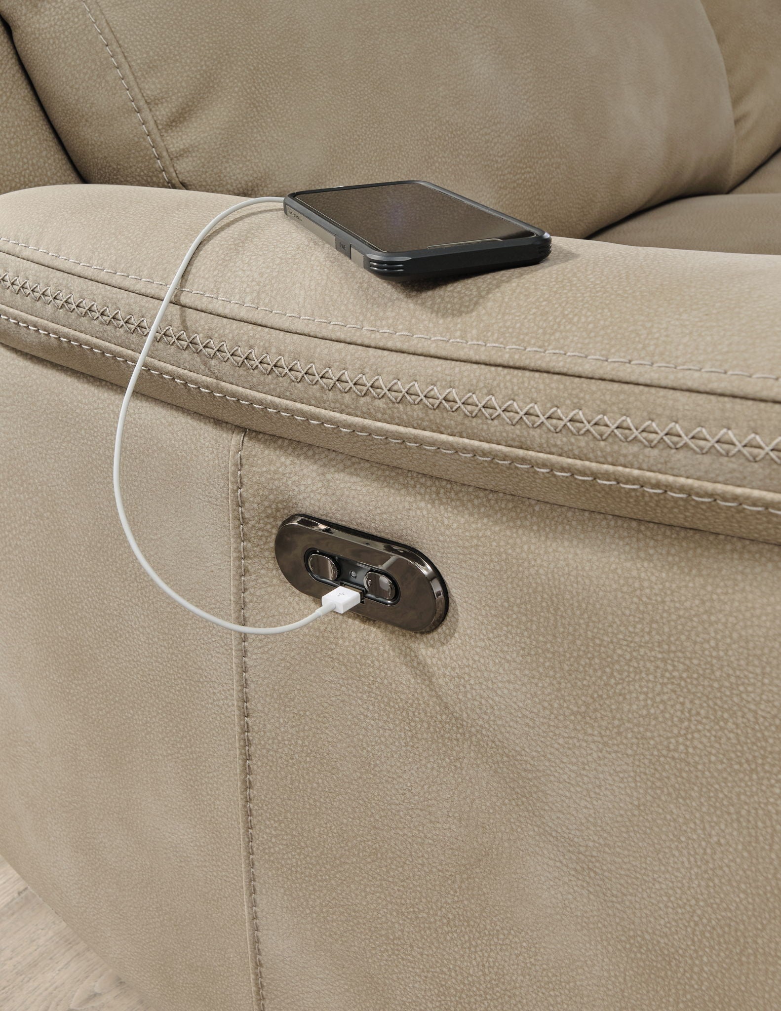 Next - Gen - Power Reclining Sofa - Hornell Furniture Outlet