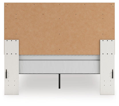 Zuraleus - Queen Upholstered Panel Bed - White - Hornell Furniture Outlet