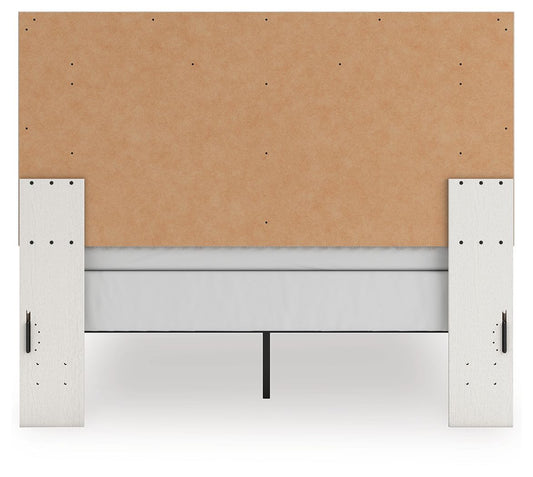 Zuraleus - Queen Upholstered Panel Bed - White - Hornell Furniture Outlet