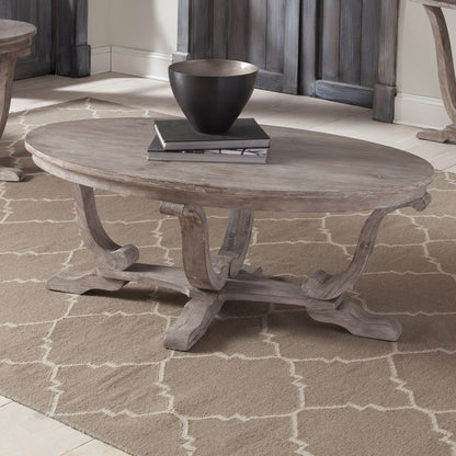 Graystone Mill - Oval Cocktail Table - Graystone - Hornell Furniture Outlet