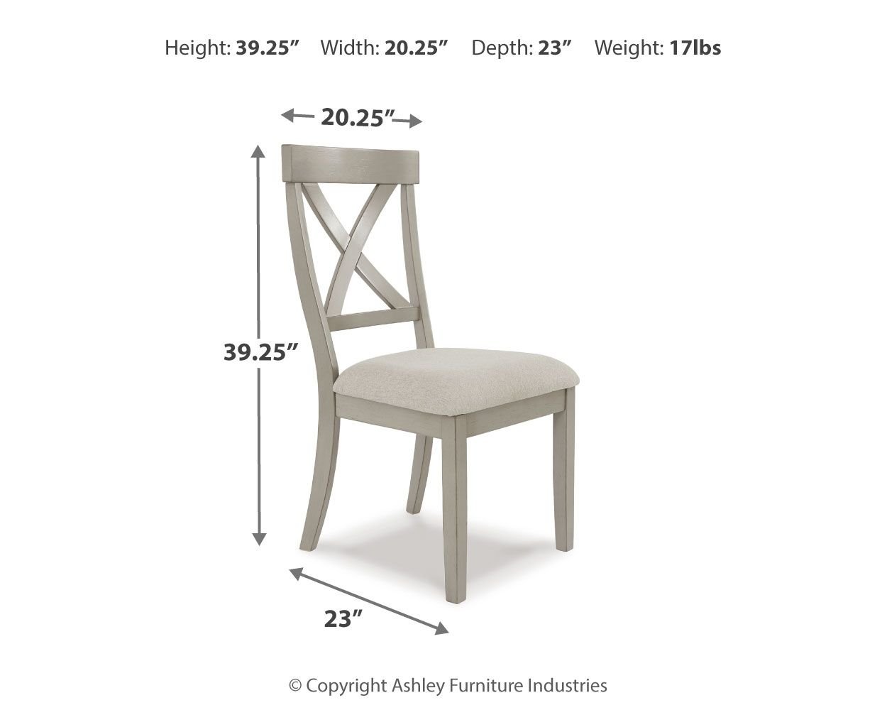 Parellen - Gray - Dining UPH Side Chair (Set of 2) - Hornell Furniture Outlet